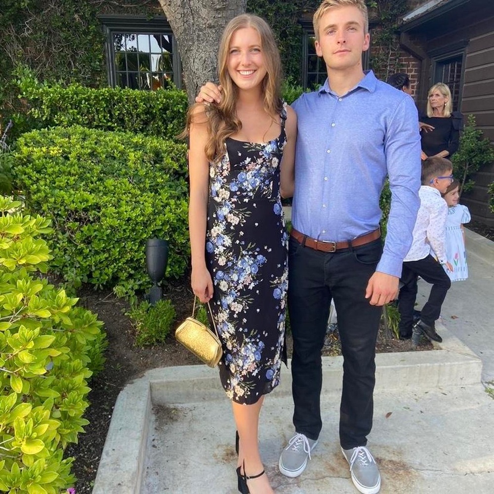 Reformation Besse Dress in Coronet